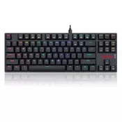 Redragon Keyboard - Aps Tkl K607 Rgb Wired Mechanical Red Switch