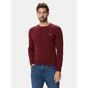Gant Pulover 8050601 Bordo rdeča Regular Fit