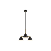 Markslöjd 108076 - Lestenec na vrvici KLINT 4xE14/40W/230V črn