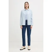 Calvin Klein Jeans Top LV047B265G Modra Slim Fit