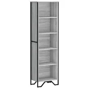 Vidaxl Knjižna omara siva sonoma 50x31x169 cm inženirski les