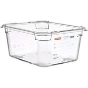 ARAVEN gastronorm posoda GN 1/2, polikarbonat, integrirana oznaka, globina: 150 mm, prostornina: 9 L