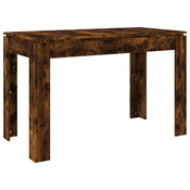 MAISON CHIC Jedilna miza - Kuhinjska miza - Jedilni stol dimljeni hrast 120x60x76 cm inženirski les, (21715160)
