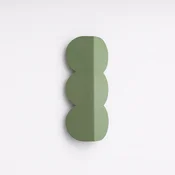 Žajbljevo zelena aluminijasta stenska svetilka BISCUIT – Thoro