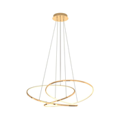 Zuma Line MD7360-1A-3GT - LED luster na sajli CHOLET LED/56W/230V zlatna