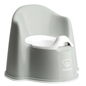 Babybjörn BB Smart kahlica z naslonom, sivo-bela