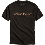 Violent Femmes Salmon Pink Vintage Logo Black M Majica