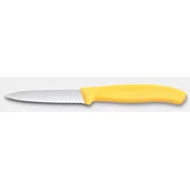 Victorinox nož 6.7638.C1 za zelenjavo, nazobčan, 8 cm, rumen
