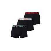 NIKE Underwear Boksarice Everyday svetlo modra / rdeča / črna / bela
