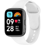 GS Silikonski pašček za Xiaomi Redmi Watch 3 Active, bel