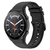 Silikonski pas za uro Huawei Watch GT 2e/GT/GT 3 46mm/GT 3 Pro 46mm Classic - črn