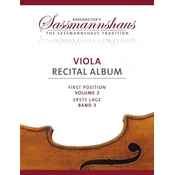 SASSMANNSHAUS:VIOLA RECITAL ALBUN FIRST POSITION VOL.3