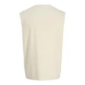 Jack & Jones Majica brez rokavov Norrebro Emb 12292009 Écru Regular Fit