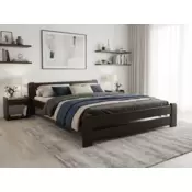 Ljubki dom Postelja Laura 160 x 200 cm oreh Posteljno dno: Lamelno posteljno dno, Vzmetnica: Vzmetnica Deluxe 10 cm