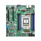 ASRock SIENAD8UD3, 1xSKT, LGA 4844, AMD EPYC 8004, SoC, SATA, NVMe, 2xM.2, 2xGbE, IPMI