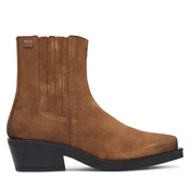 Tommy Jeans Škornji Tjw Suede Cowboy Boots EN0EN03142 Rjava