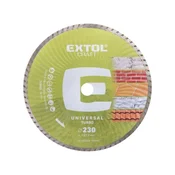 Extol Craft Diamantna rezalna plošča turbo, 230x22,2 mm, suho in mokro rezanje, 108855