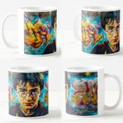 Keramicka šolja Harry Potter grafiti, 330 ml