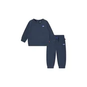 Komplet trenirke za bebe Levis HOODIE & JOGGER SET boja: tamno plava, 6EP012