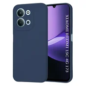 Silikonski ovitek Techsuit SoftFlex za Xiaomi Redmi 15C 4G/5G - moder