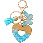Ključanka Heart - Slabo Modra KP37996