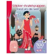 Sticker-Anziehpuppen Rund um die Welt