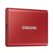 Samsung vanjski SSD MU-PC500R/WW T7 external, USB 3.2, 500GB, crvena