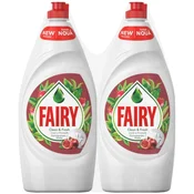 Deterdžent za sude Fairy - Pomegranate, 2x900 ml