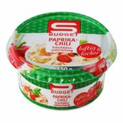 SIRNI NAMAZ PAPRIKA IN ČILI, S-BUDGET, 150G