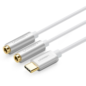 Ugreen USB-C na 3.5 mm avdio 2x 25cm