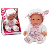 Lean Toys Mala beba lutka - White