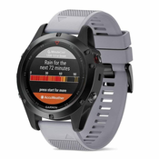 BStrap Silicone Acton pašček za Garmin Fenix 5, gray