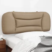 Vidaxl vidaXL Vzglavnik za posteljo, kapučino, 100 cm, umetno usnje