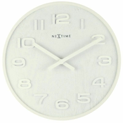 NEXTIME 3096WI. STENSKA URA, bela. Unisex.