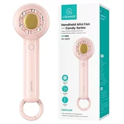 USAMS USAMS MINI ROČNI VENTILATOR 1200MAH CANDY SERIJA ZA TELEFONE ROZA, (21974943)