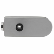 Ključavnica SOLIDO Studio Round 300-UV-V, brez zakl., steklo 8 mm, inox
