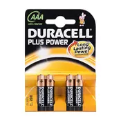 Baterija Duracell alkalna AAA (LR03), 1.5V, blister 4/1
