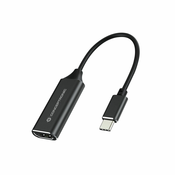 Conceptronic ABBY03B prilagodnik za video kabel HDMI Tip A (Standard) USB Tip-C Crno