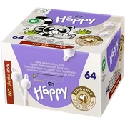 Bella Baby Happy 100% organic cotton vatne paličice za otroke 64 kos