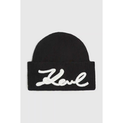Kapa s primesjo volne Karl Lagerfeld K/SIGNATURE