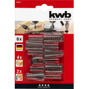 KWB 6 turpija za drvo/metal(nonFe), set za bušilicu ( KWB 49495500 )