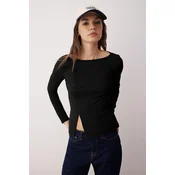 Trendyol Milla ženska bluza Twoaw26Bz00104, Crna- Crna