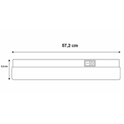 HEDA LED podelementna svetilka 60cm 9W 900lm T5 3CCT IP20 s stikalom