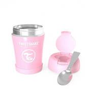 Posuda za hranu Twistshake Insulated Pastel - Ružicasta, 350 ml