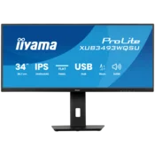 IIYAMA Prolite XUB3493WQSU-B6 poslovni monitor - 86.4 cm (34), UWQHD (3440x1440), IPS LED, 120Hz, 1ms, 400 cd/m2, mat/črn