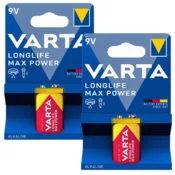shumee Varta LL MAX PP3 9V alkalna baterija mikrofonski senzor CO kocka x2