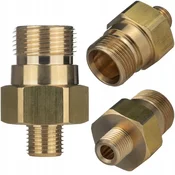Rosfix BrassPro EasyLockTR22M-3/8M adapter - Kärcher EASY!Lock medeninasti adapter za 3/8 navoj za visokotlačne čistilnike