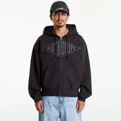 Mikina Umbro Authority Zipped Hoodie Washed Black M
