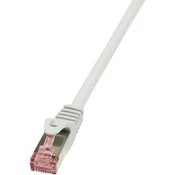 LogiLink RJ45 mrežni kabel CAT 6A S/FTP [1x RJ45 utikač - 1x RJ45 utikač] 2 m sivi nezapaljivi, zaš