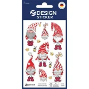 Samoljepljiva etiketa, papir, 1 list, 76x120 mm, AVERY ZWECKFORM, Z-Design br. 52094, božicni vilenjaci